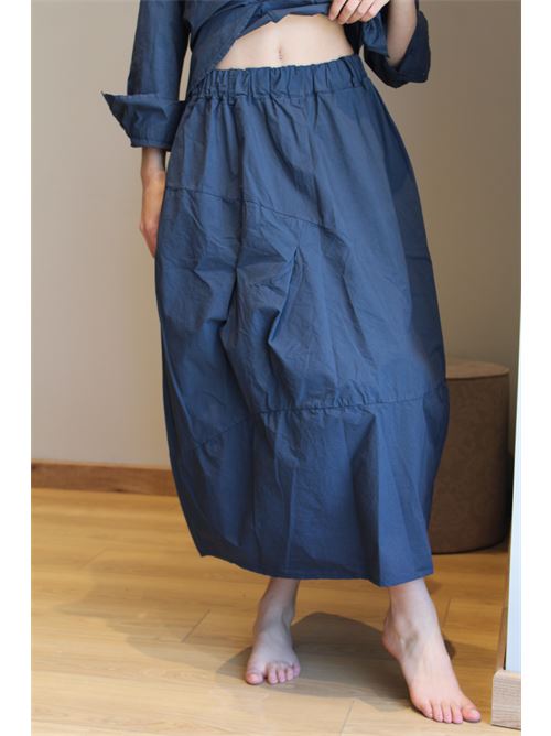 Gonna in cotone con coulisse DIECI MINUTI | 10591